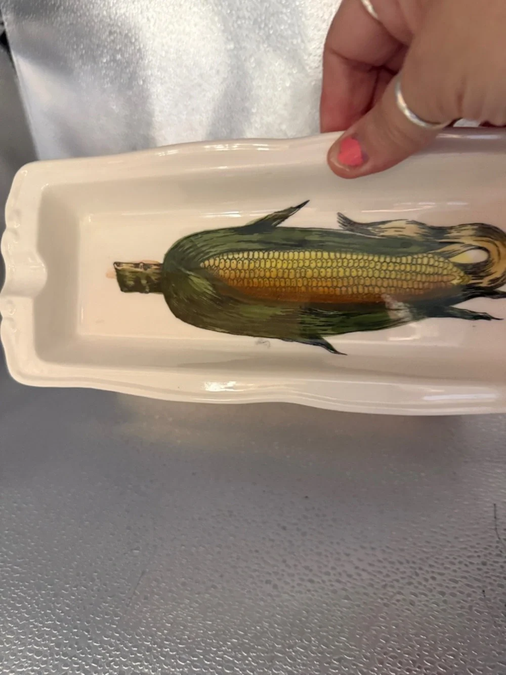 Vintage adorable ceramic stacking set of 4 corn on the cob dishes - Picture 11 of 12